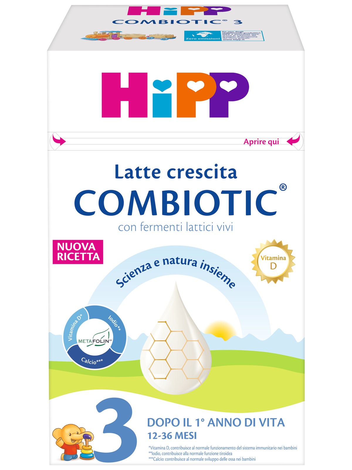 Latte 3 combiotic crescita polvere 600g - Hipp