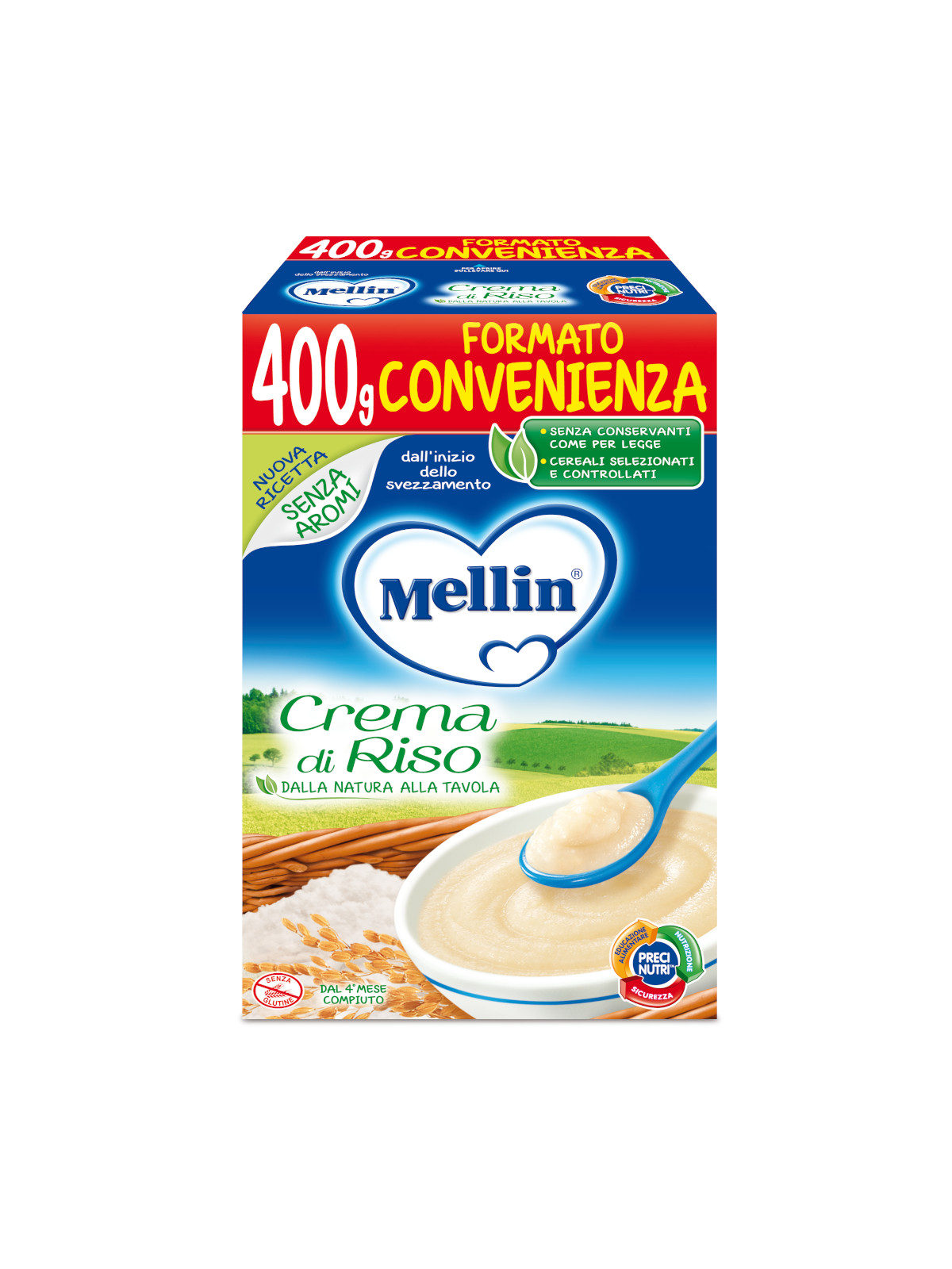 Mellin - Crema di riso 400g - Prénatal