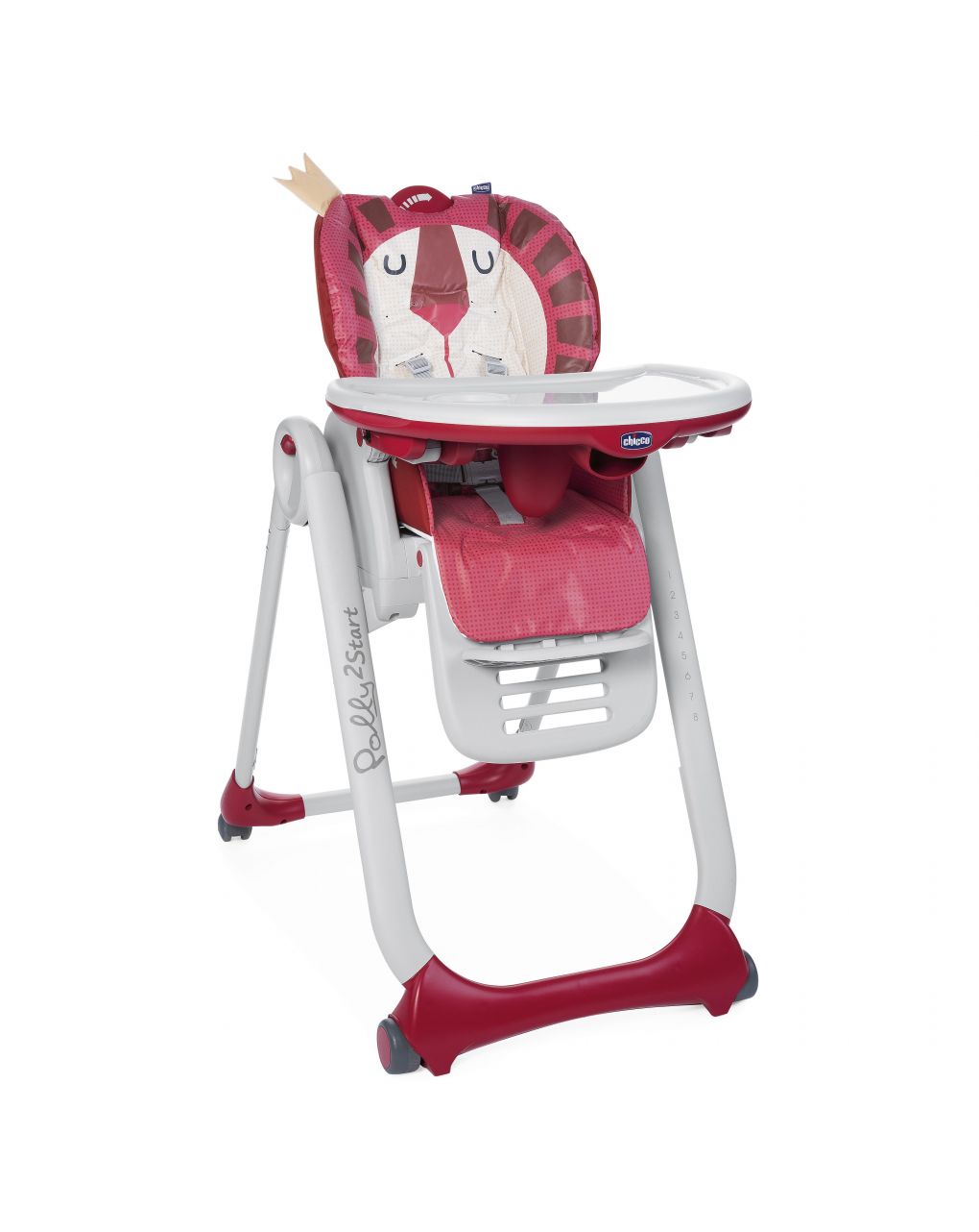 Seggiolone polly 2 start lion red - Chicco
