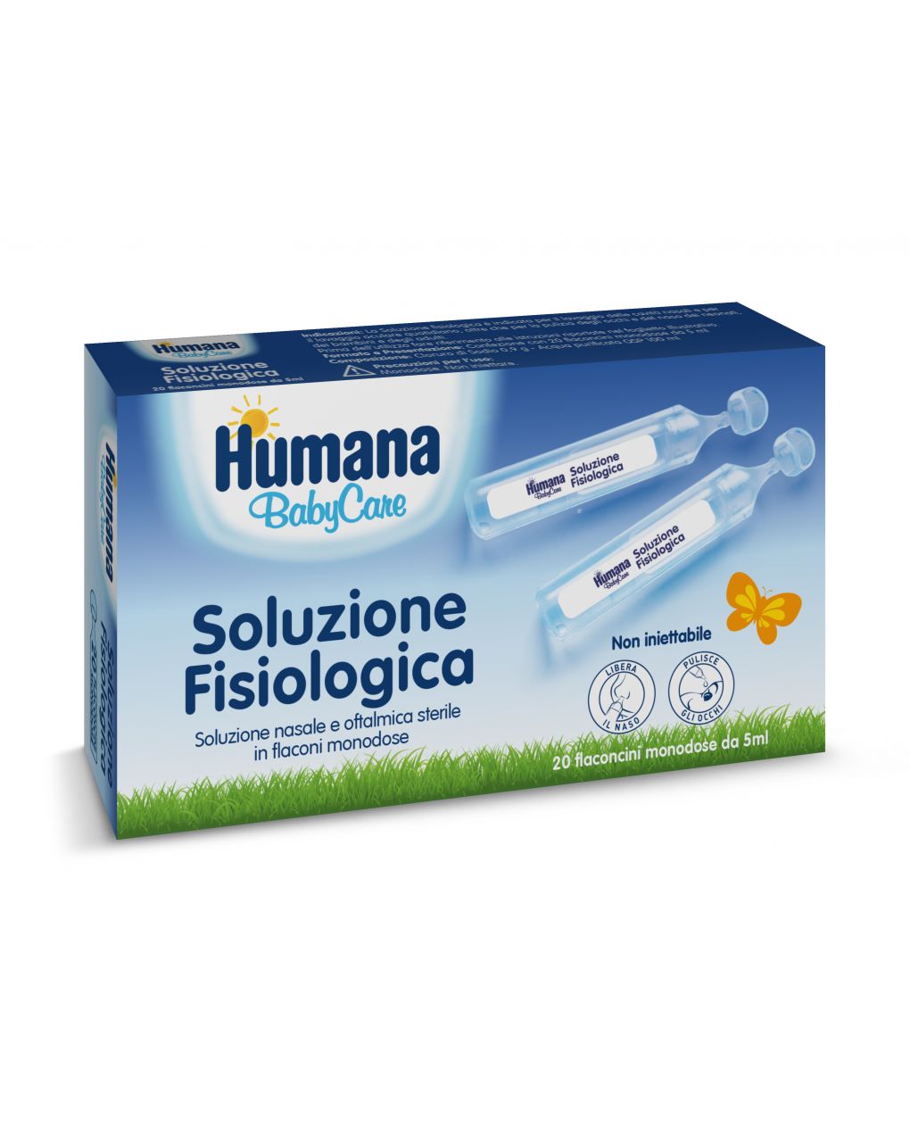 Soluzione fisiologica monodose 5ml x 20 - Humana