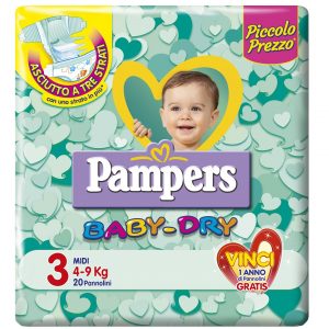 Pampers baby-dry midi (4-9 kg) - Pampers