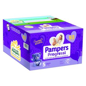 Pampers - pannolini progressi pentapack tg. 5 (93 pz) - Pampers