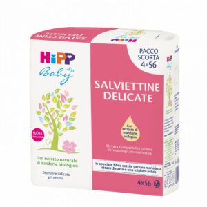 Salviettine delicate pacco scorta 4x56 pezzi - Hipp