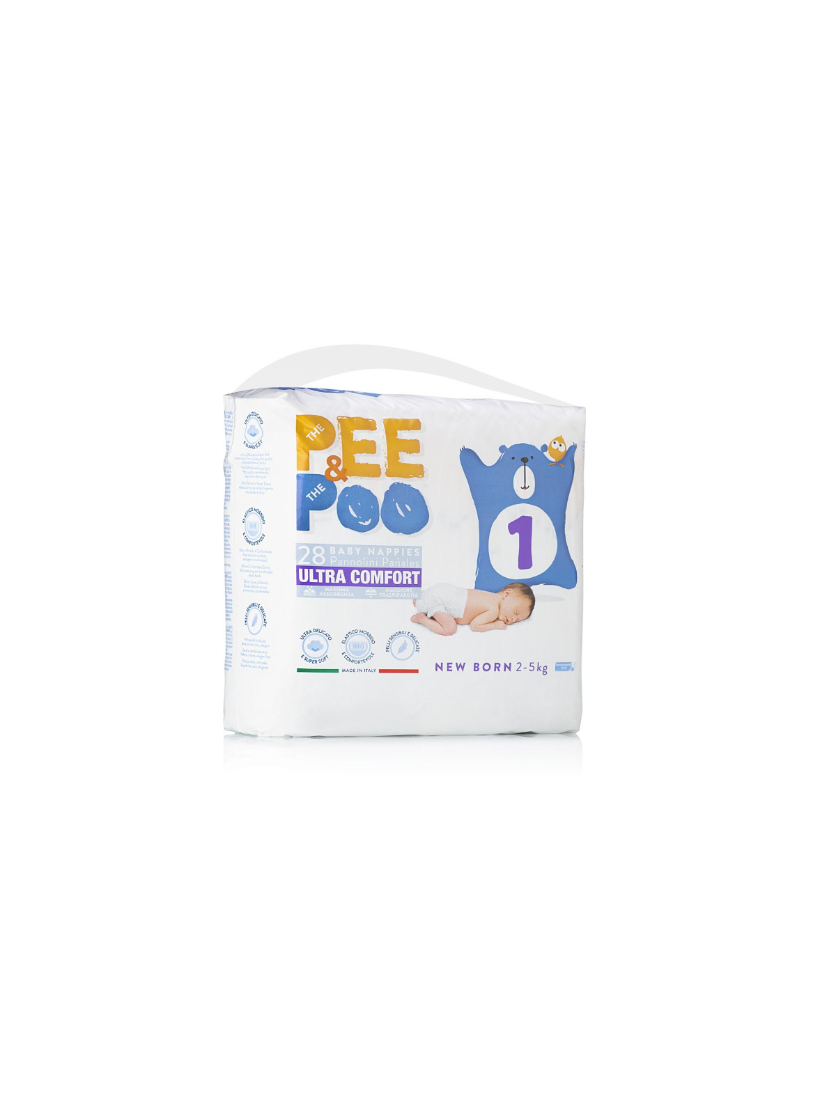 Pee&poo new born taglia 1 - 28 pz