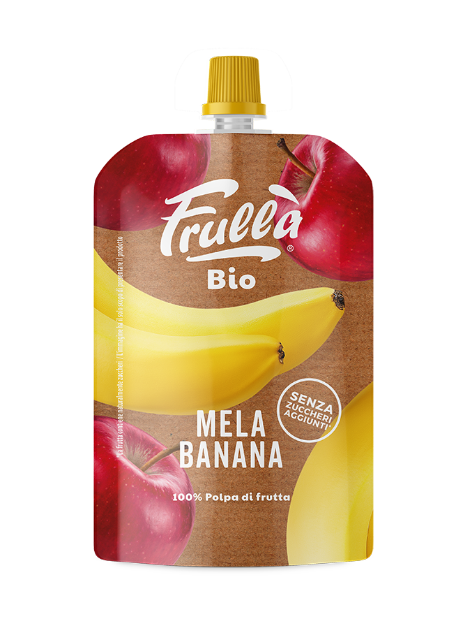 Frutta frullata bio mela banana 100gr - Natura Nuova Bio
