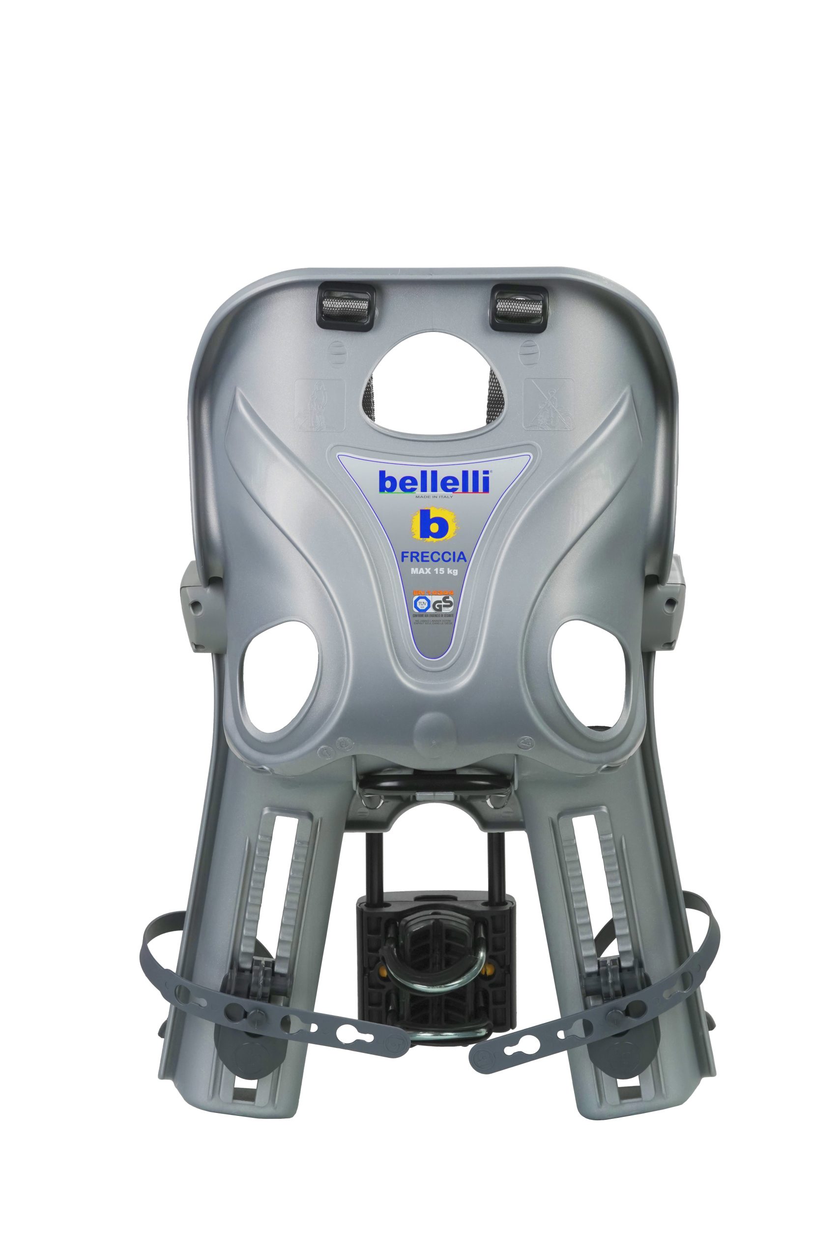Seggiolino bici anteriore freccia b-fix silver luxe - Bellelli