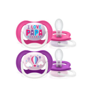 Philips avent - 2 succhietti ultra air collection 6-18 femmina - papa - Avent