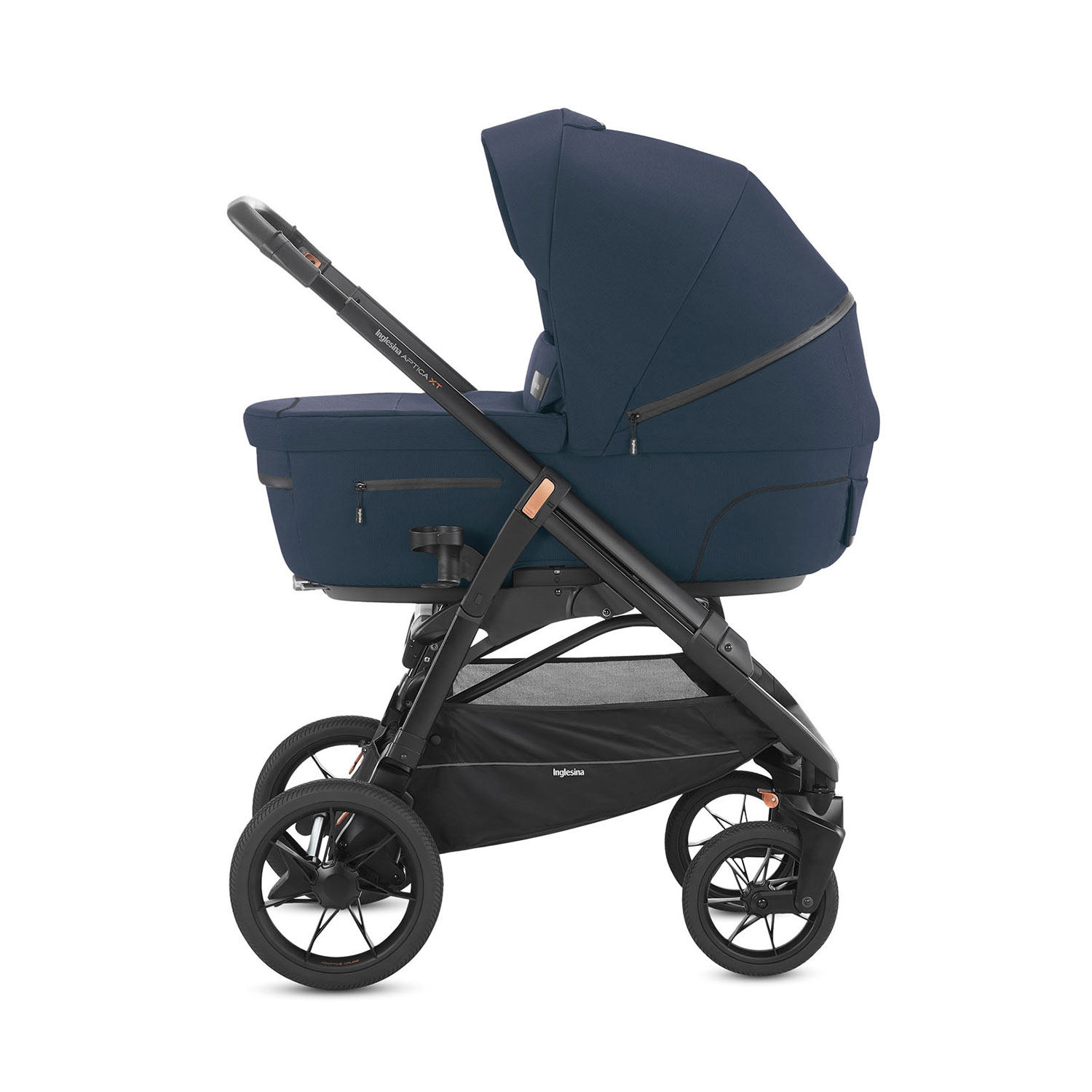 Aptica xt system quattro con seggiolino darwin infant i-size - colore polar blue - Inglesina