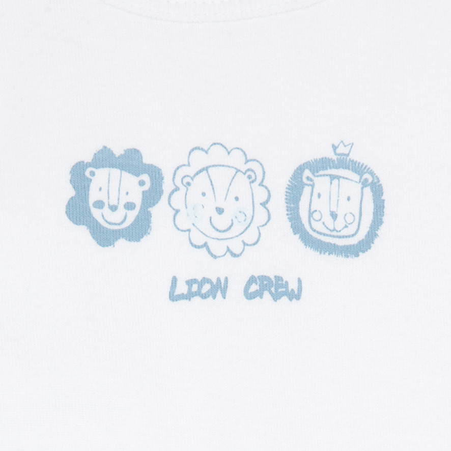 Mawi pack x2 canotta in costina stampa lion crew - Mawi