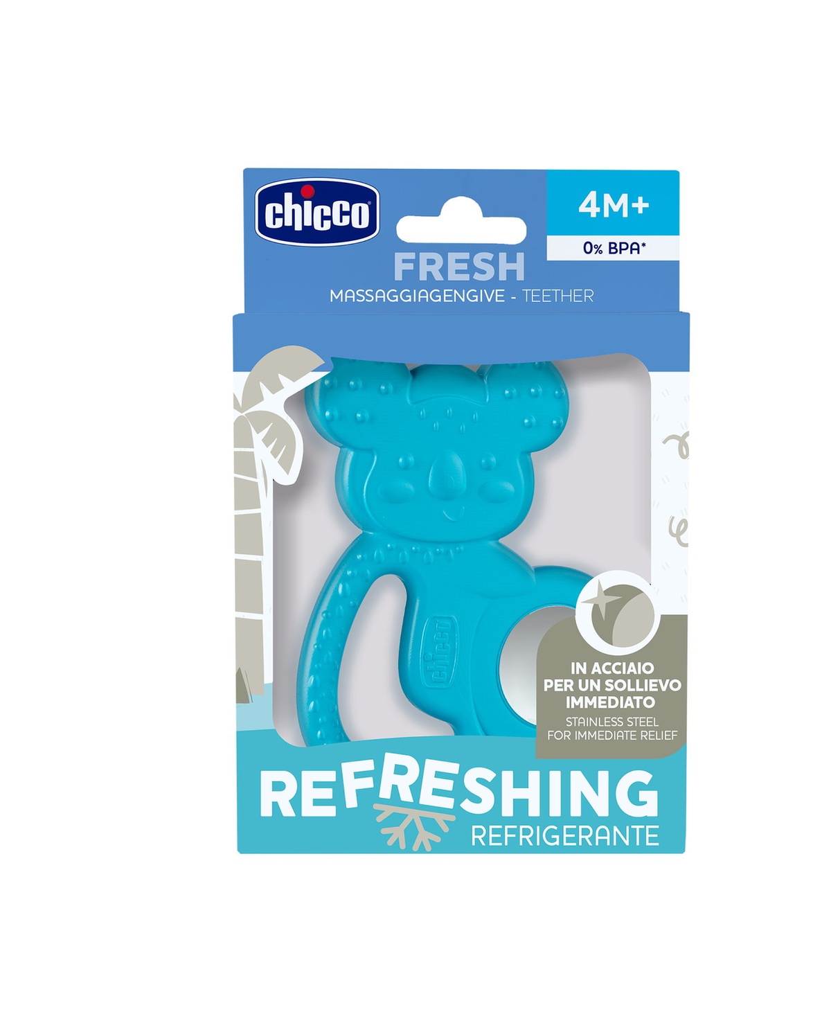 Chicco - massaggiagengive fresh koala azzurro 4m+ - Chicco