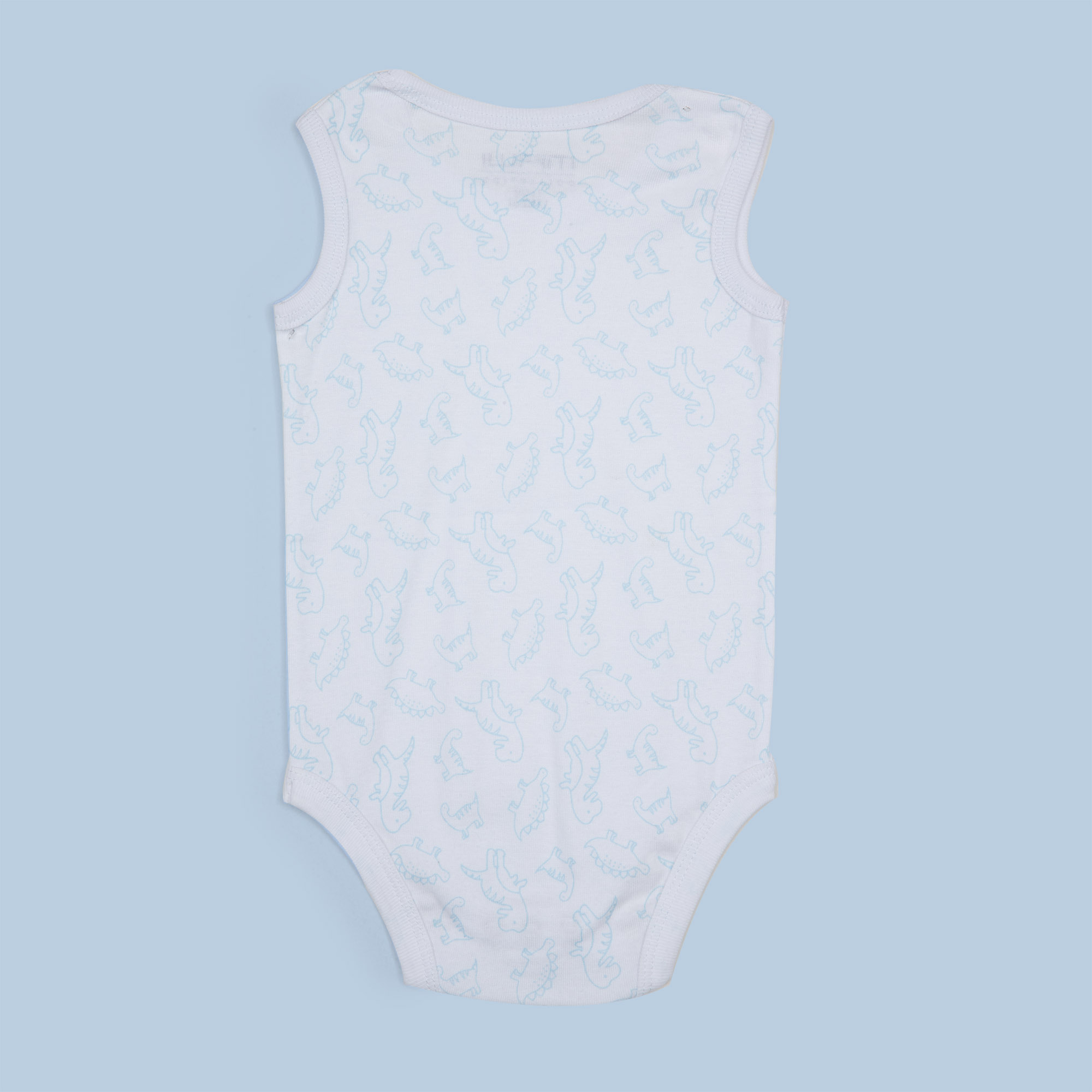 Mawi pack x3 body a canotta in costina dinosauri - Mawi