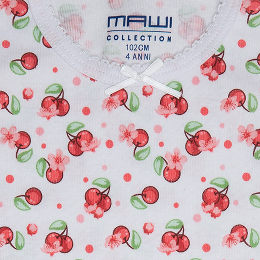 Mawi pack x2 tshirt manica corta con stampa ciliegie - Mawi