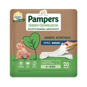 Pampers- pampers green generation inserti extra x20 - Pampers