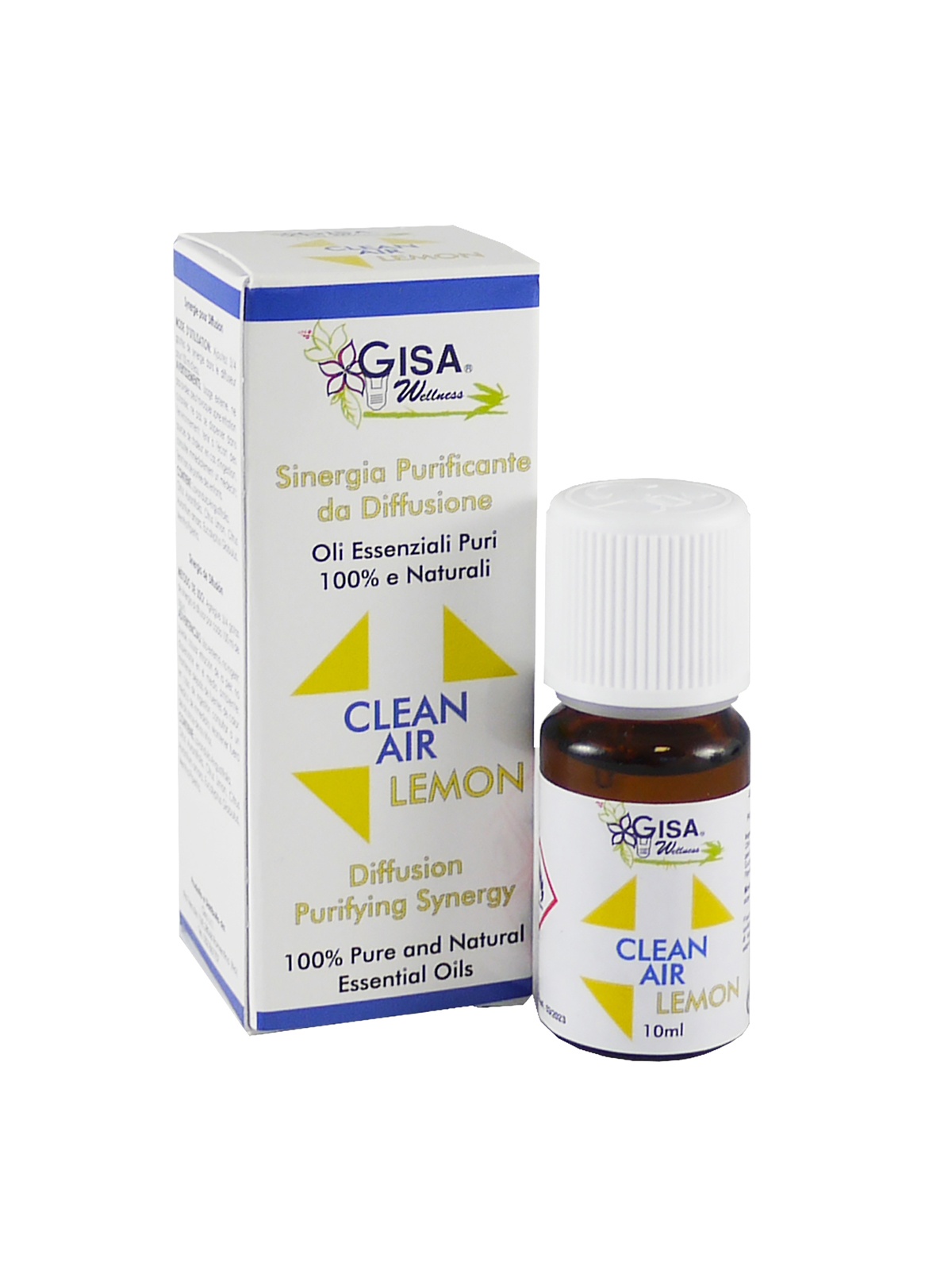 Gisa wellness - clean air lemon sinergia di oli essenziali - Gisa