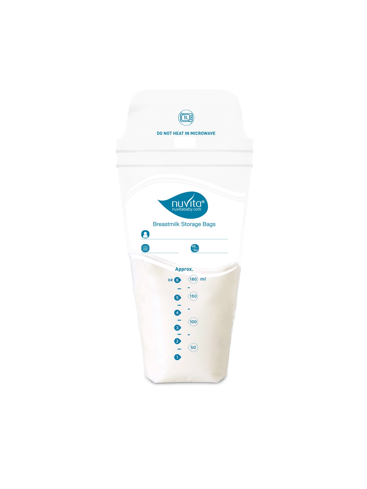 Nuvita 1253 - sacchetti per il latte materno -confezione da 25 pz 180 ml - Nuvita