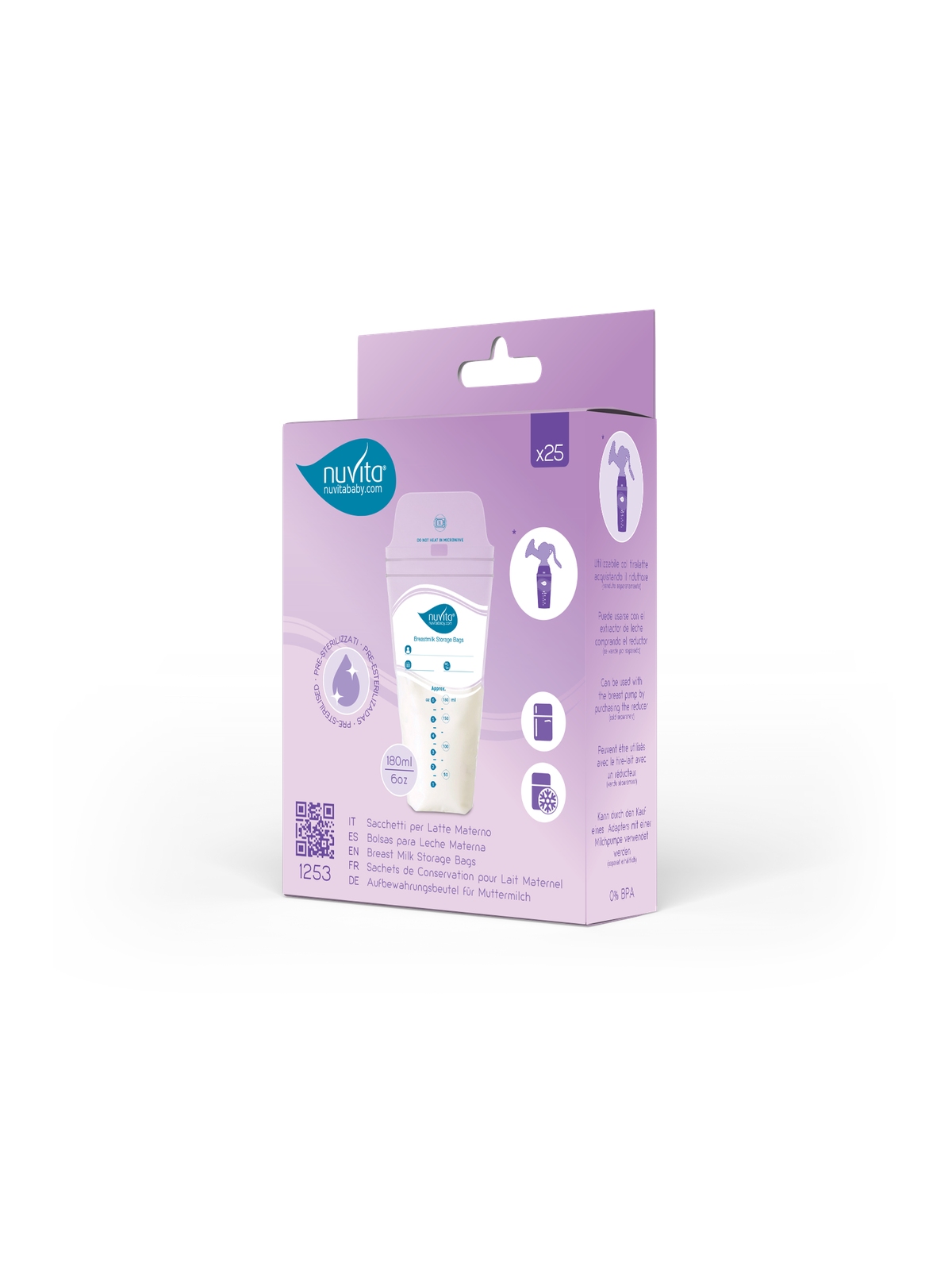 Adapter for breast milk bags - Nuvita Baby - Nuvitababy.com