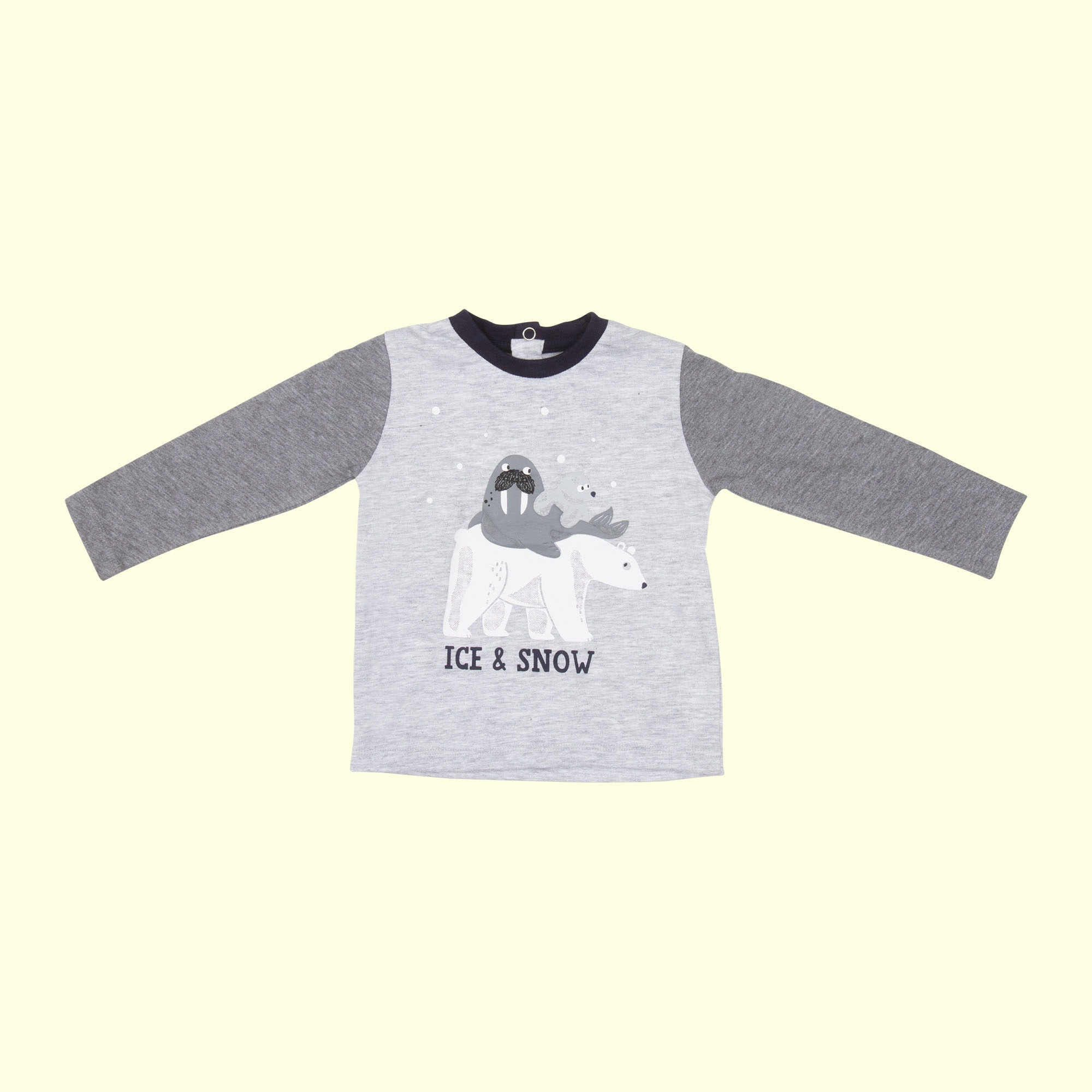 Mawi tshirt  stampa orso polare - Mawi