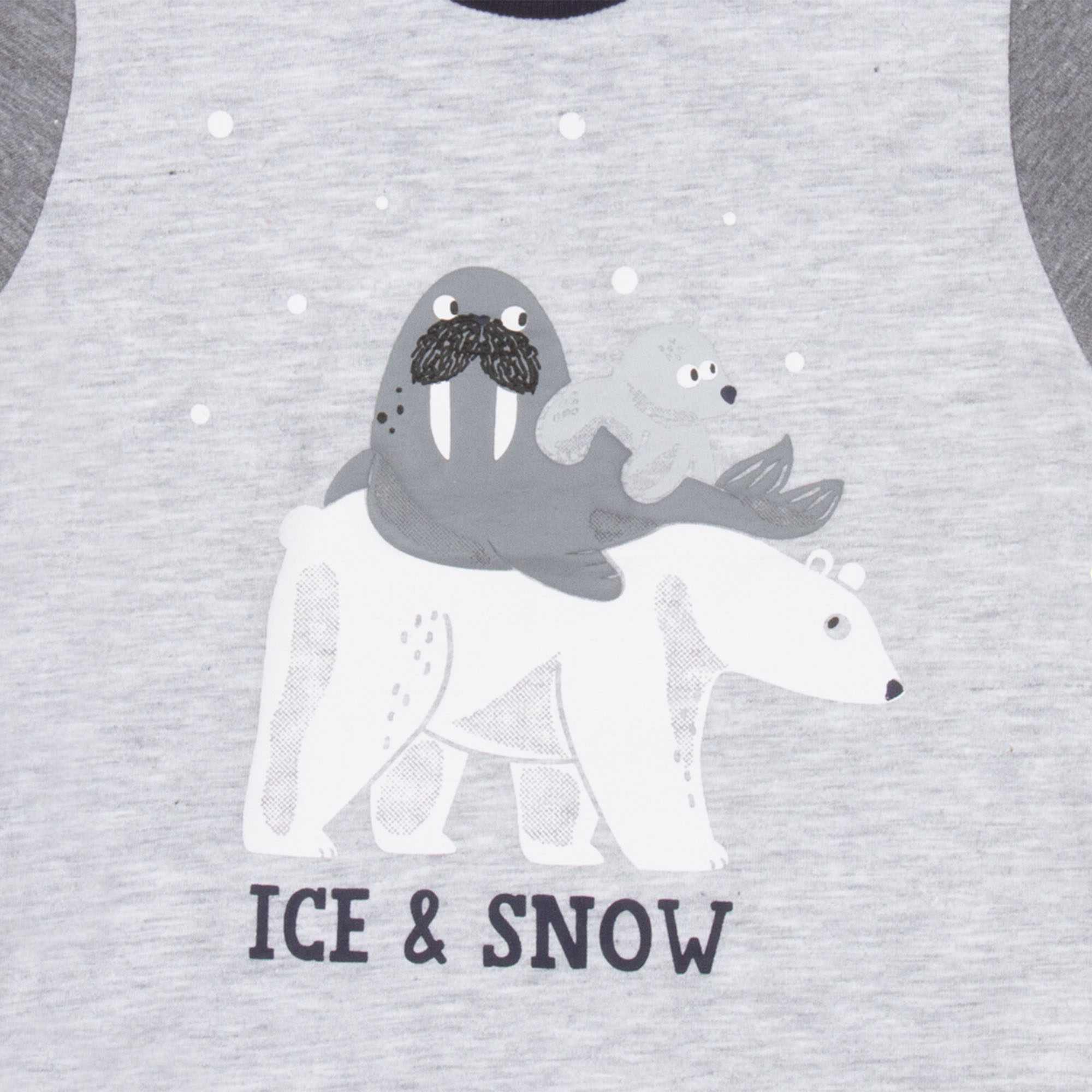 Mawi tshirt  stampa orso polare - Mawi