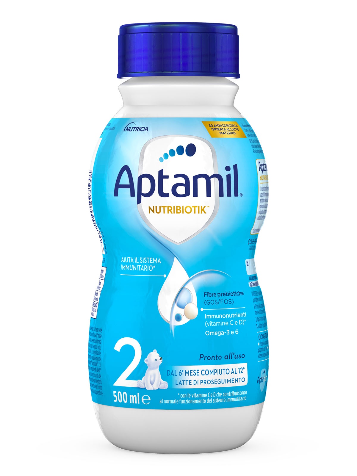 Aptamil - latte di proseguimento 2 liquido nutrobiotik, aptamil 500ml - Aptamil