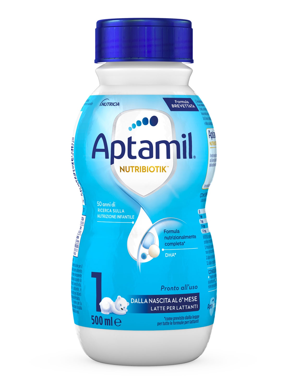 Aptamil - latte di partenza liquido nutrobiotik, aptamil 500ml - Aptamil