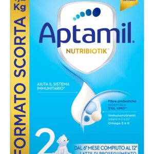 Aptamil - 2 latte di proseguimento nutrobiotik 1.200gr (2 buste x 600gr) - Aptamil