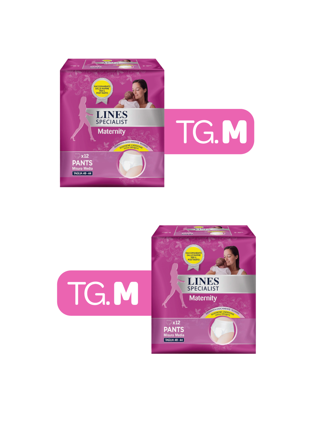 Lines: 2x maternity tg m 12 pz - 