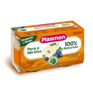 Plasmon - pera e mirtillo 2x104gr - PLASMON