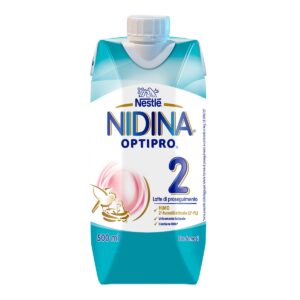 Nestel' nidina optipro 2 da 6 mesi, latte di proseguimento liquido, brick da 500ml - Nestlé Nidina
