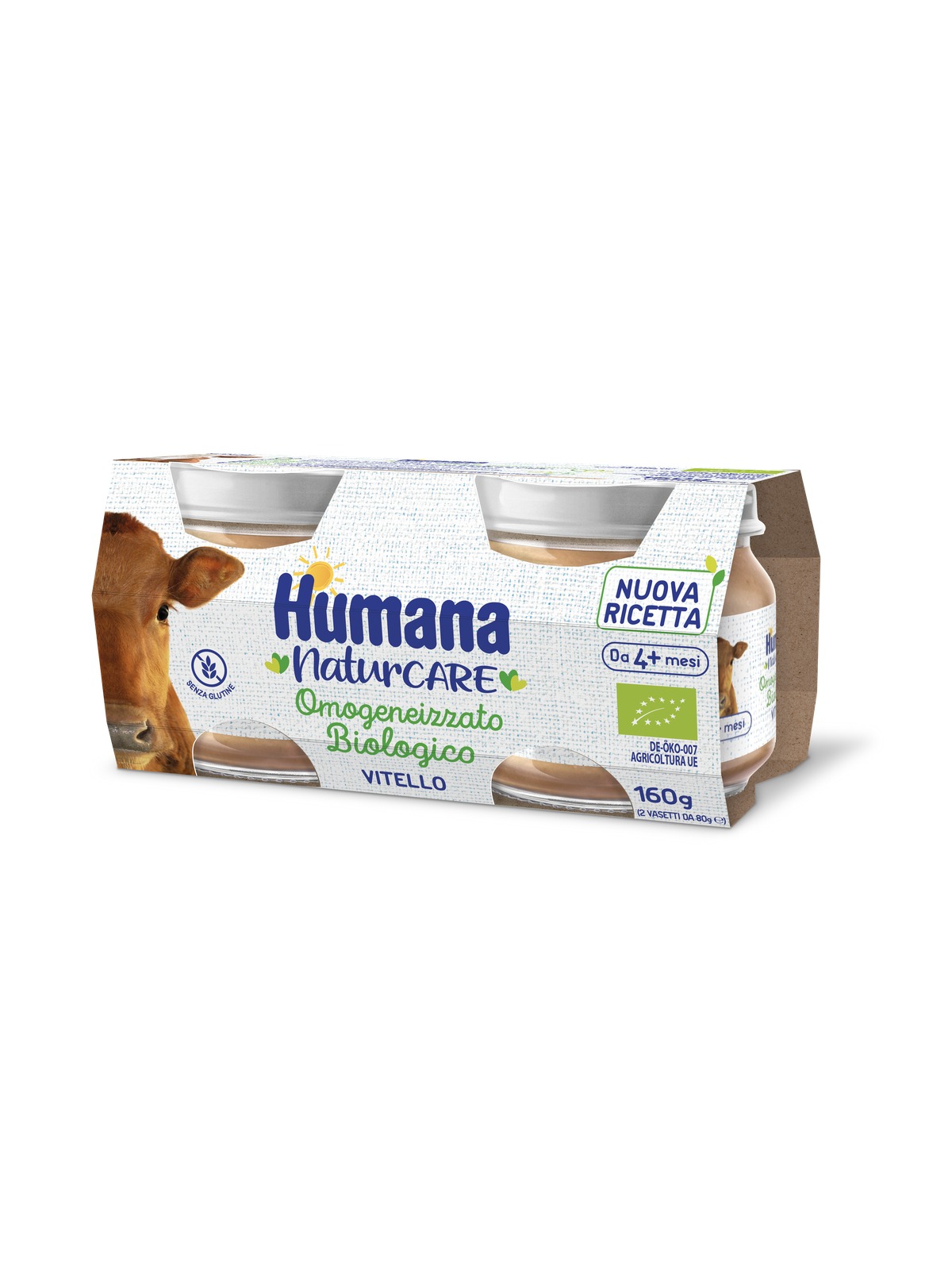 Humana omo vitello biologico 2x80g - Humana