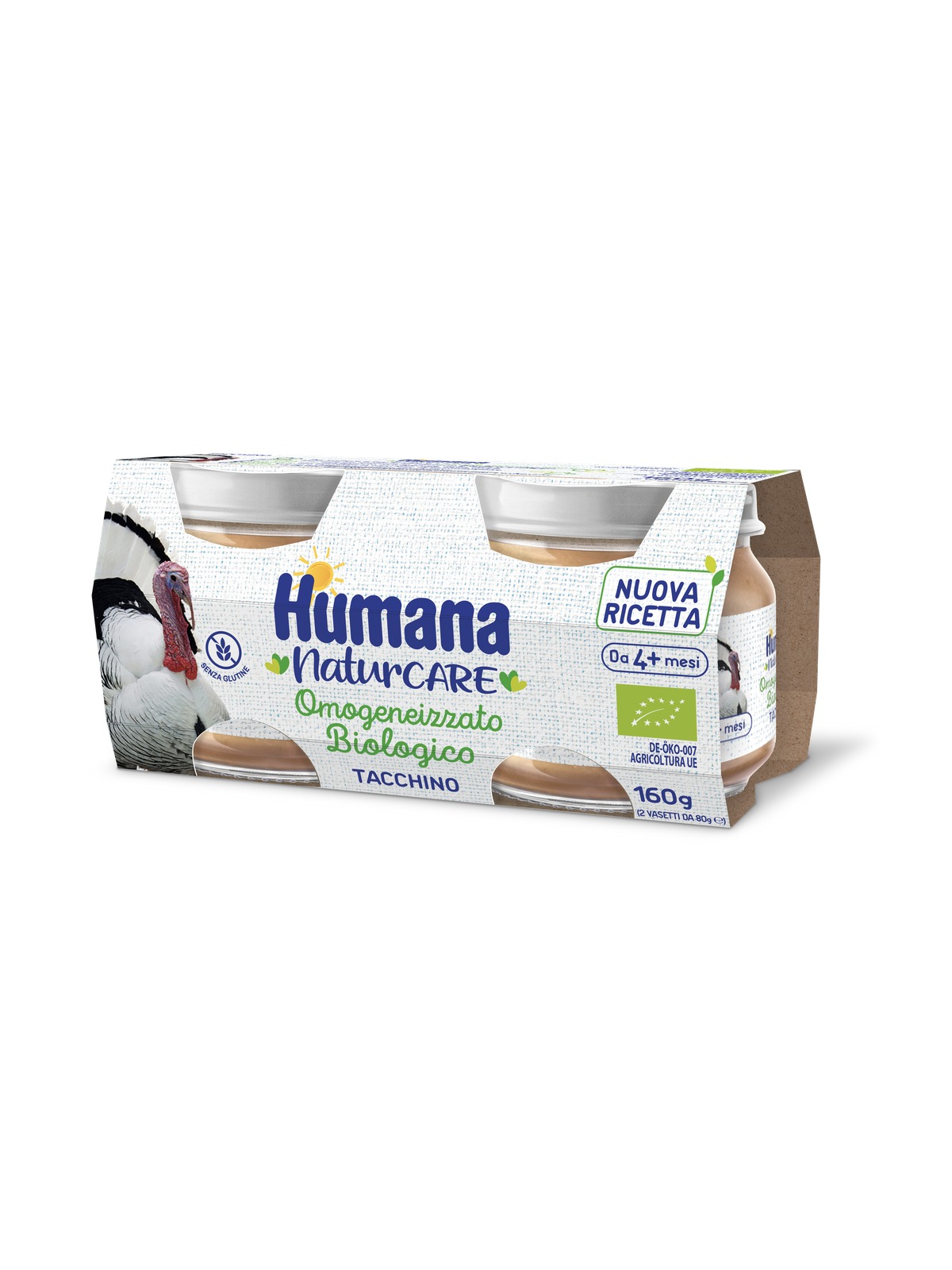 Humana omo tacchino biologico 2x80g - Humana
