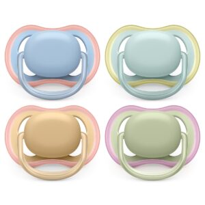 Avent -  2 succhietti ultra air 0-6m no deco neutro - Avent