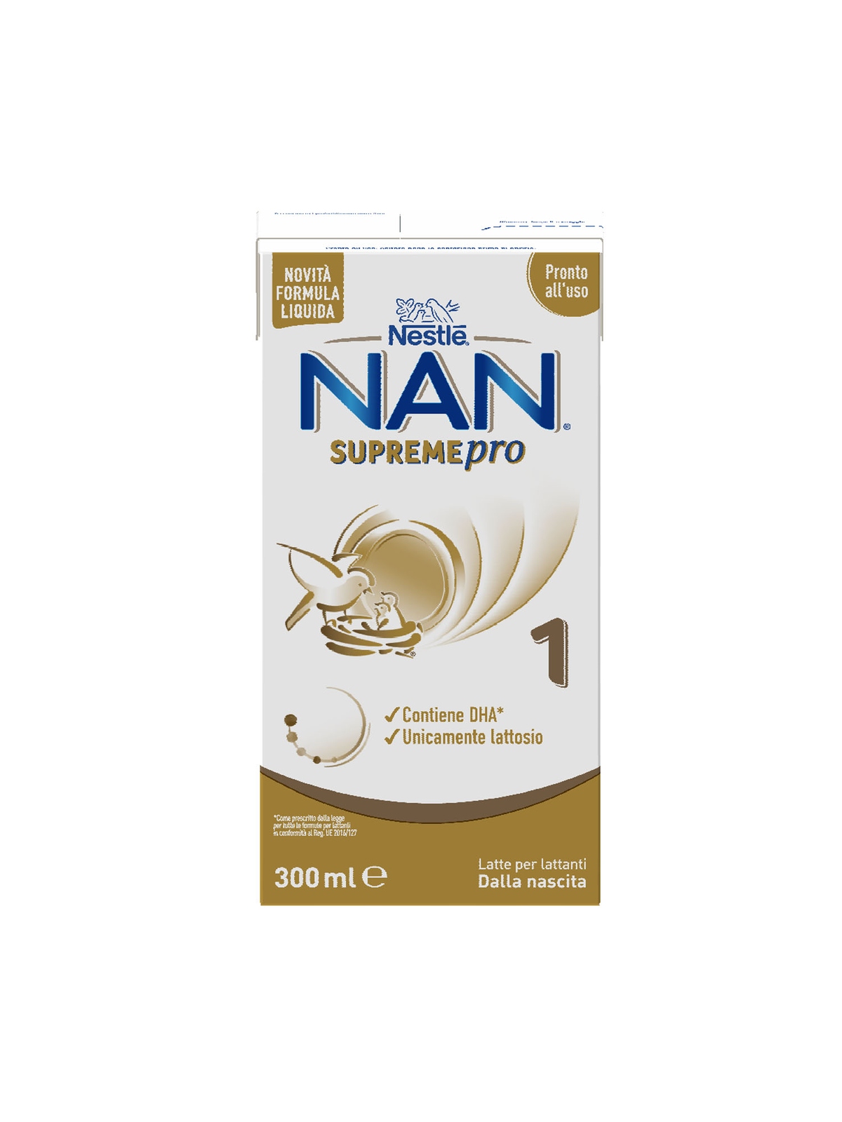 Nan supremepro 1 liquido, dalla nascita. latte per lattanti in formato liquido, brick da 300ml - Nestlé Nan
