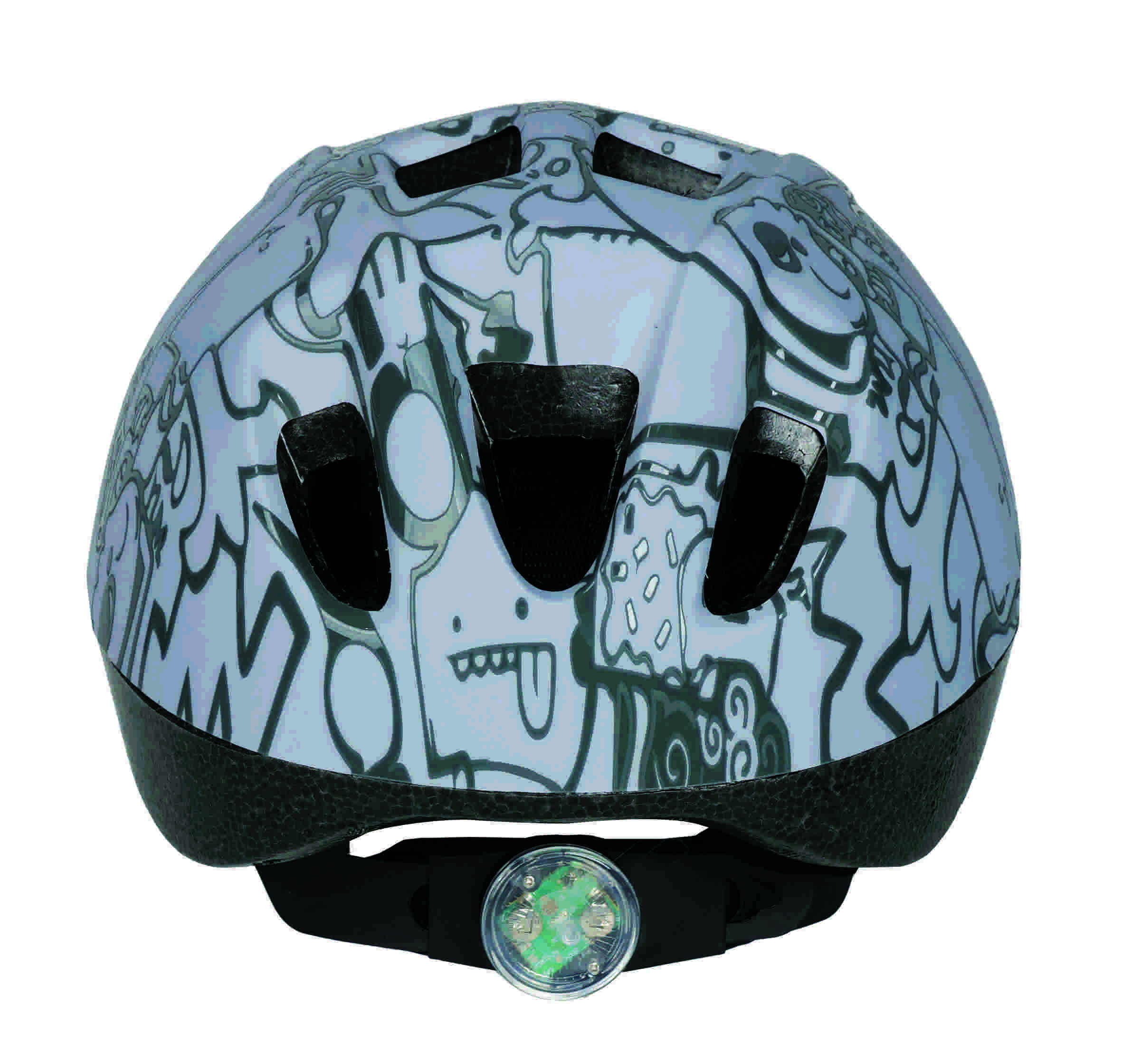 Bellelli - casco "little rascals" - taglia s 46-53 cm. grigio - Bellelli