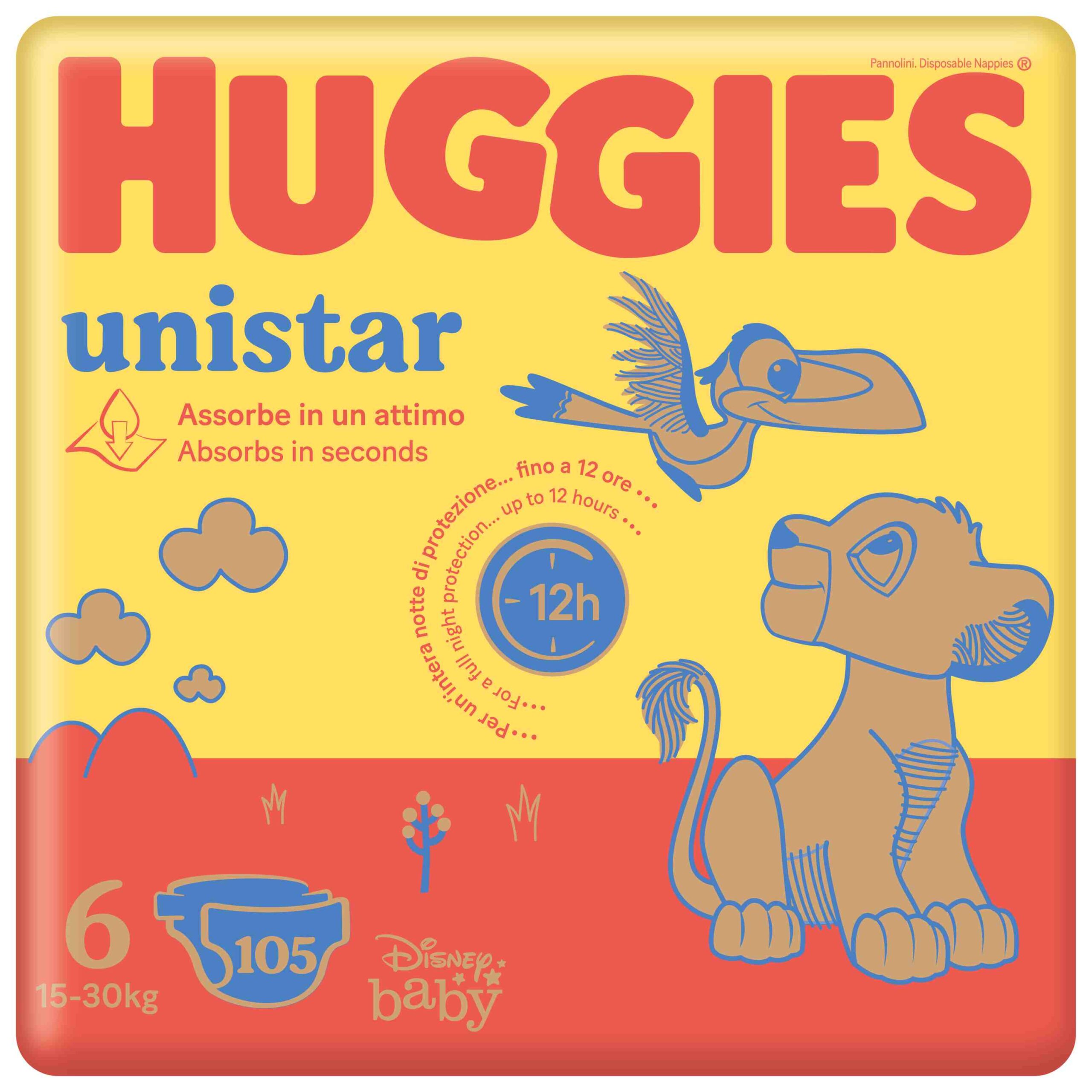 Huggies unistar mega pack tg.6 105 (35x3) pezzi - Huggies