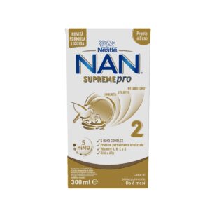 Nan supremepro 2 liquido, da 6 mesi. latte di proseguimento in formato liquido, brick da 300 ml - Nestlè - Nan