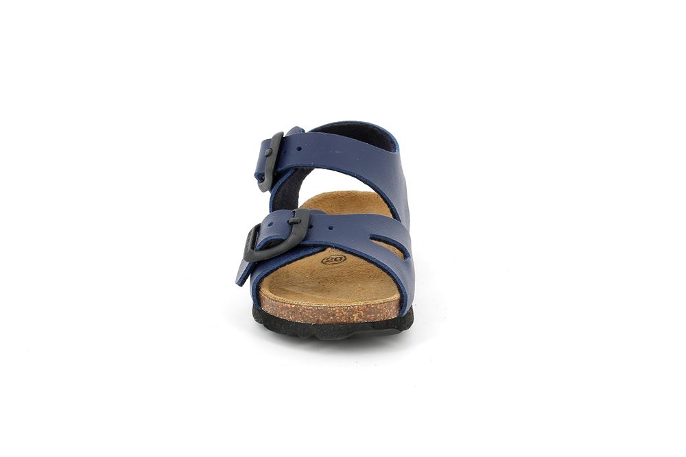 Grunland junior sandalo con sottopiede in sughero e pelle abbinato a colori unici - Grunland jr