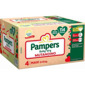 Pampers baby-dry mutandino penta maxi 114 pz - Pampers