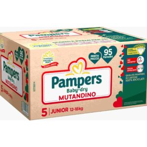 Pampers baby-dry mutandino penta junior 95 pz - Pampers