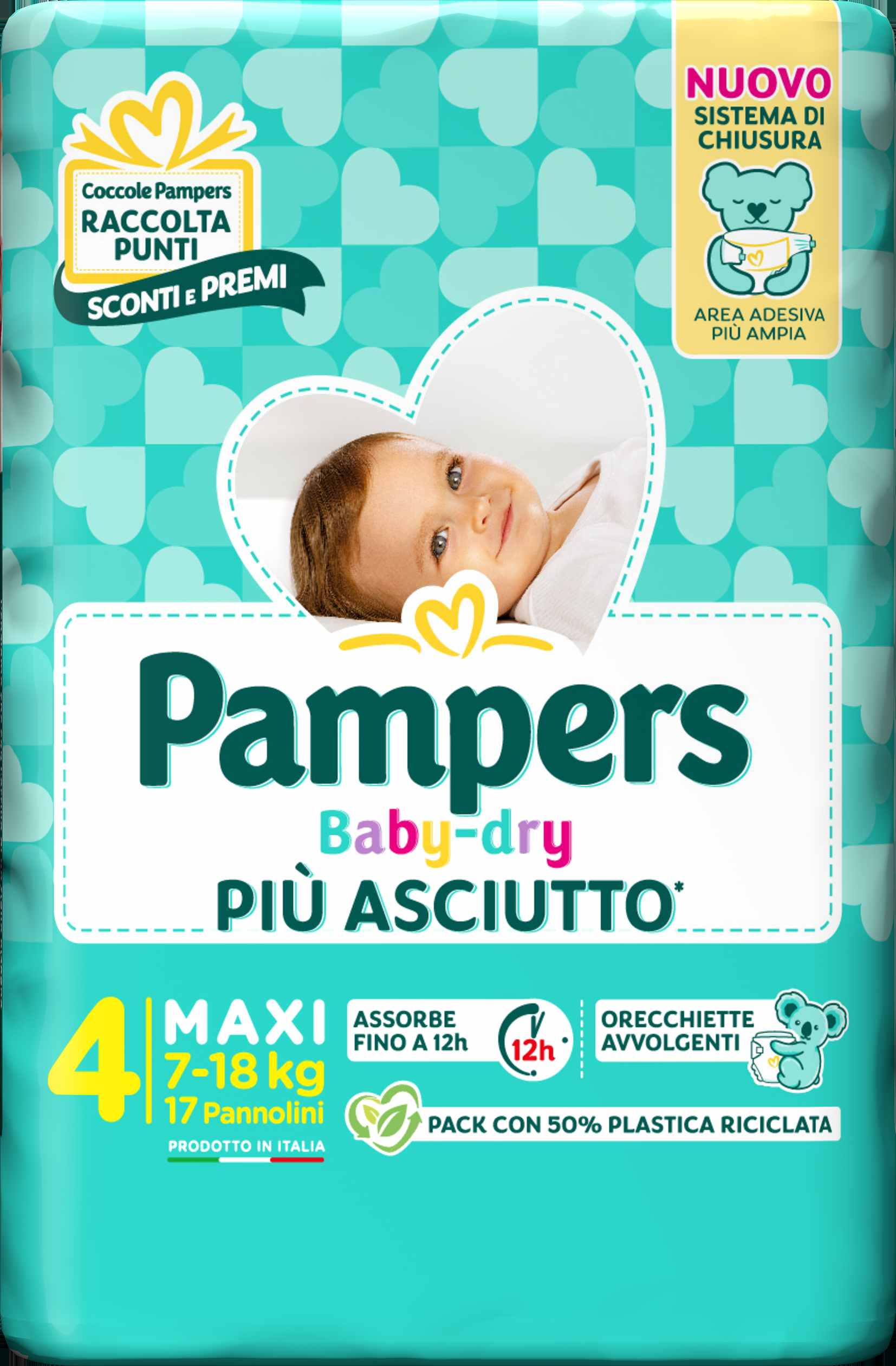 Pampers baby­dry maxi 17 pz - Pampers