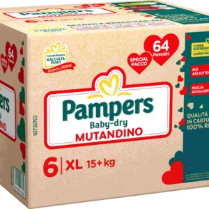 Pampers baby dry mutandino special xl 64 pz - Pampers