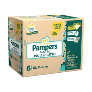 Pampers baby-dry esa  xl 102 pz - Pampers