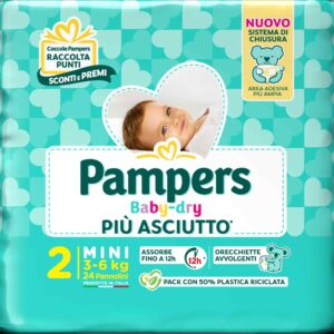 Pampers baby­dry mini 24 pz - Pampers