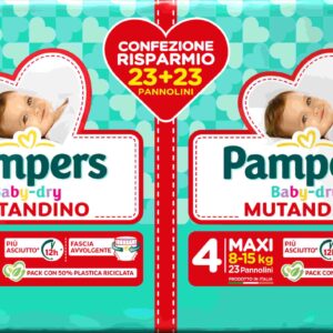 Pampers baby-dry mutandino maxi 23+23 pz - Pampers