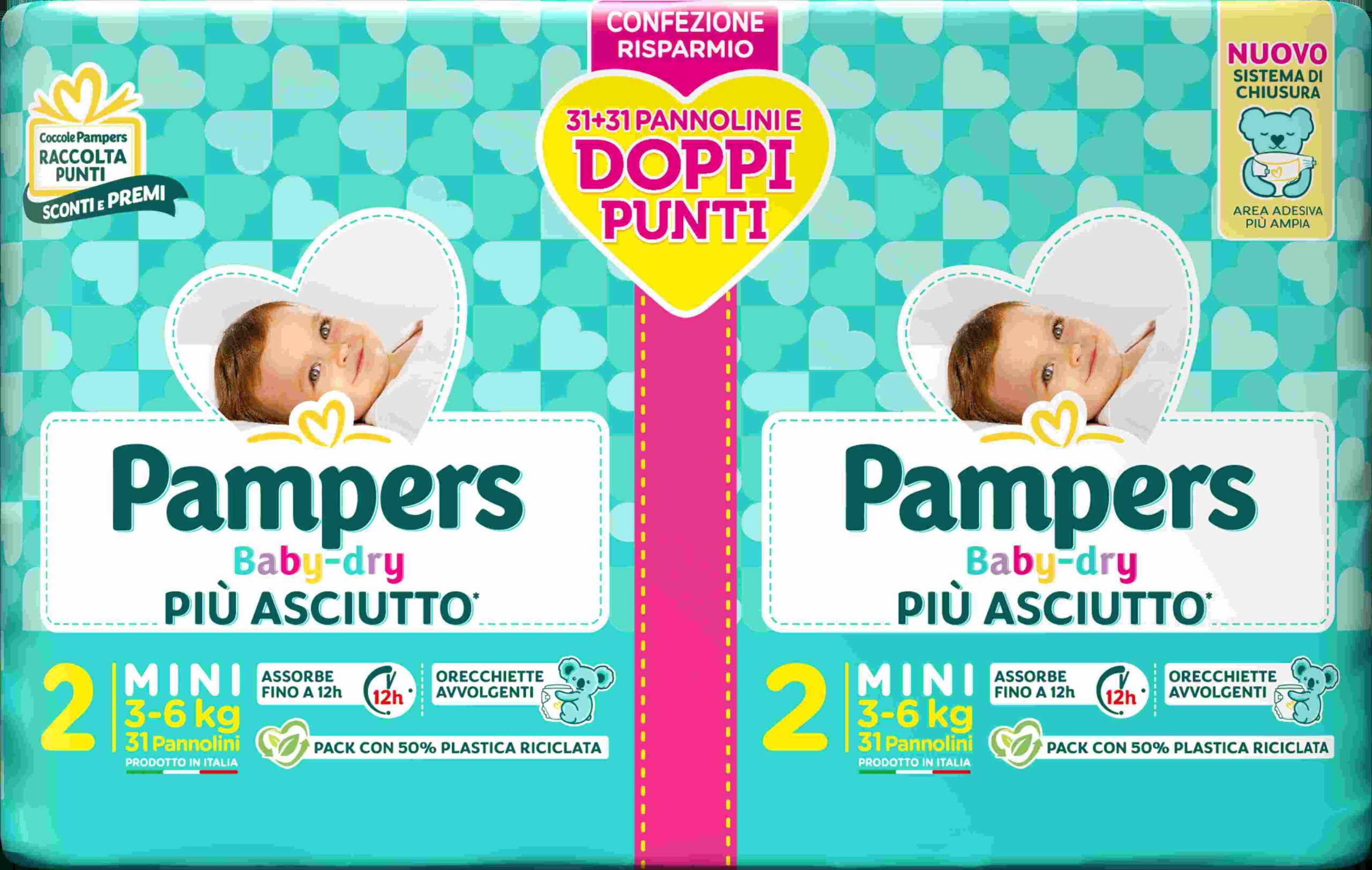 Pampers Progressi Pannolini Micro, Taglia 0 (1-2.5 kg), 24 Pezzi :  : Prima infanzia