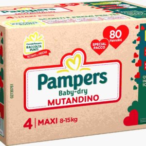 Pampers baby-dry mutandino special maxi 80 pz - Pampers