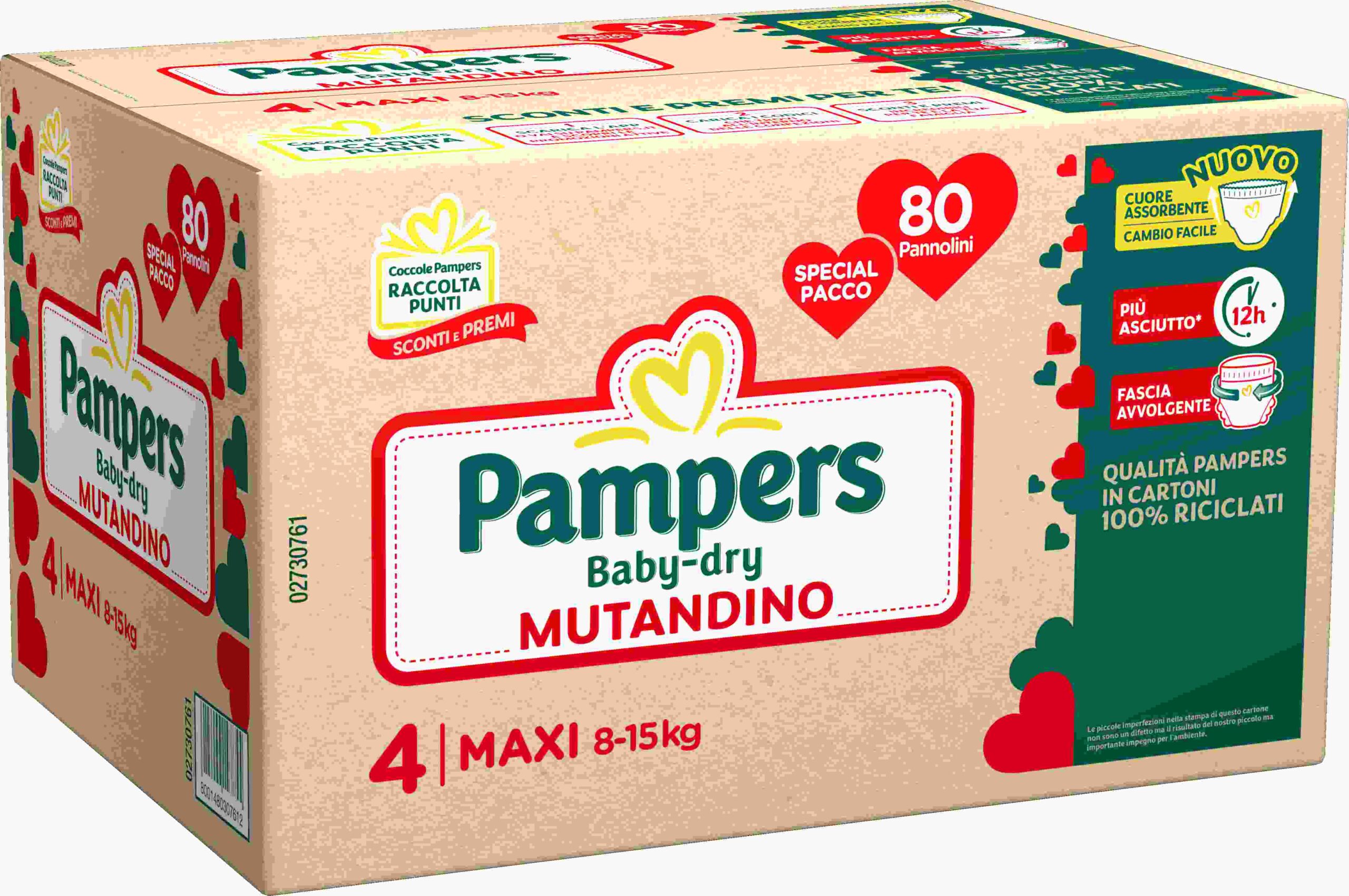 Pampers baby-dry mutandino special maxi 80 pz - Pampers