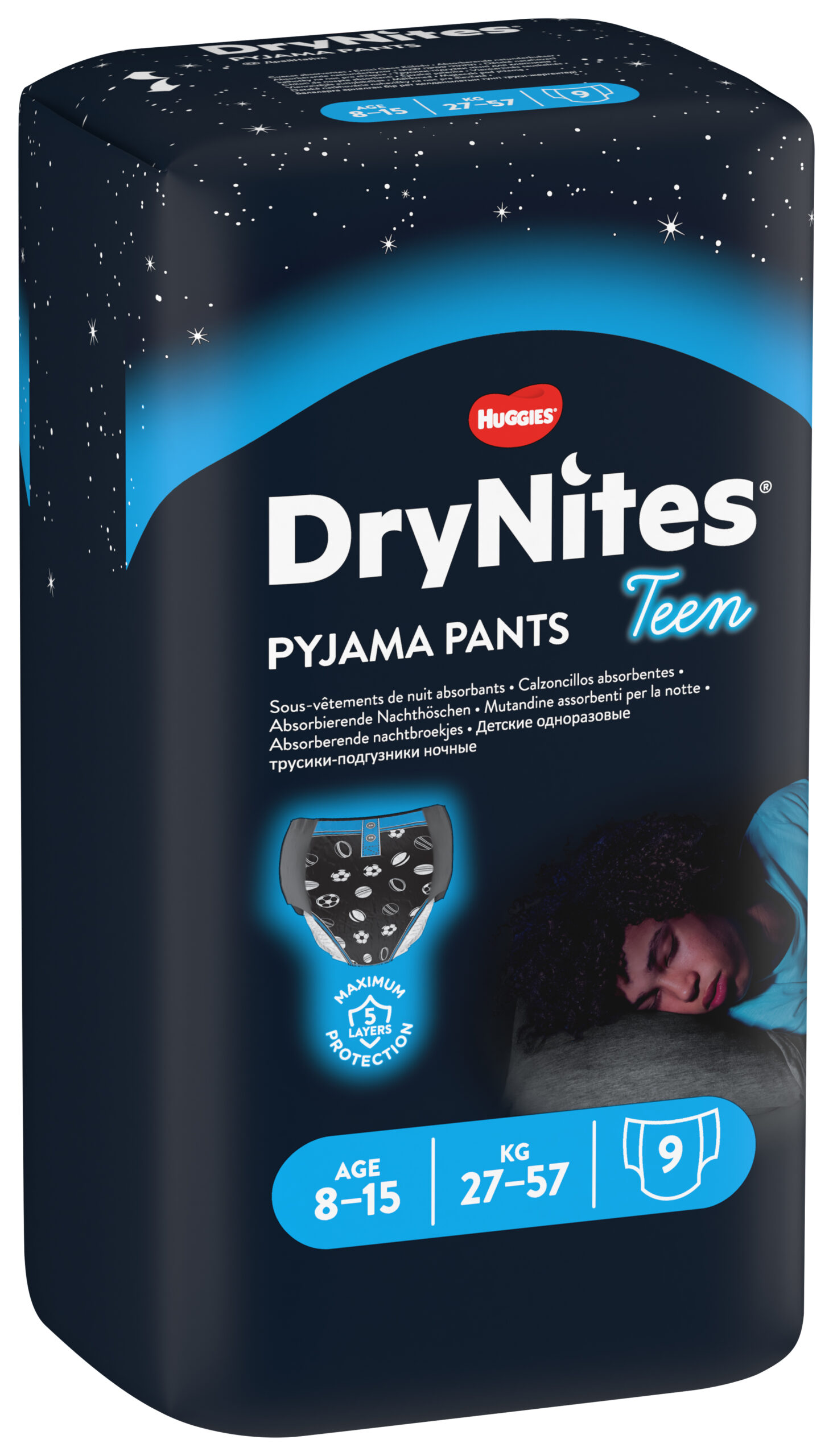 DryNites Slips Absorbants pour la Nuit Boys