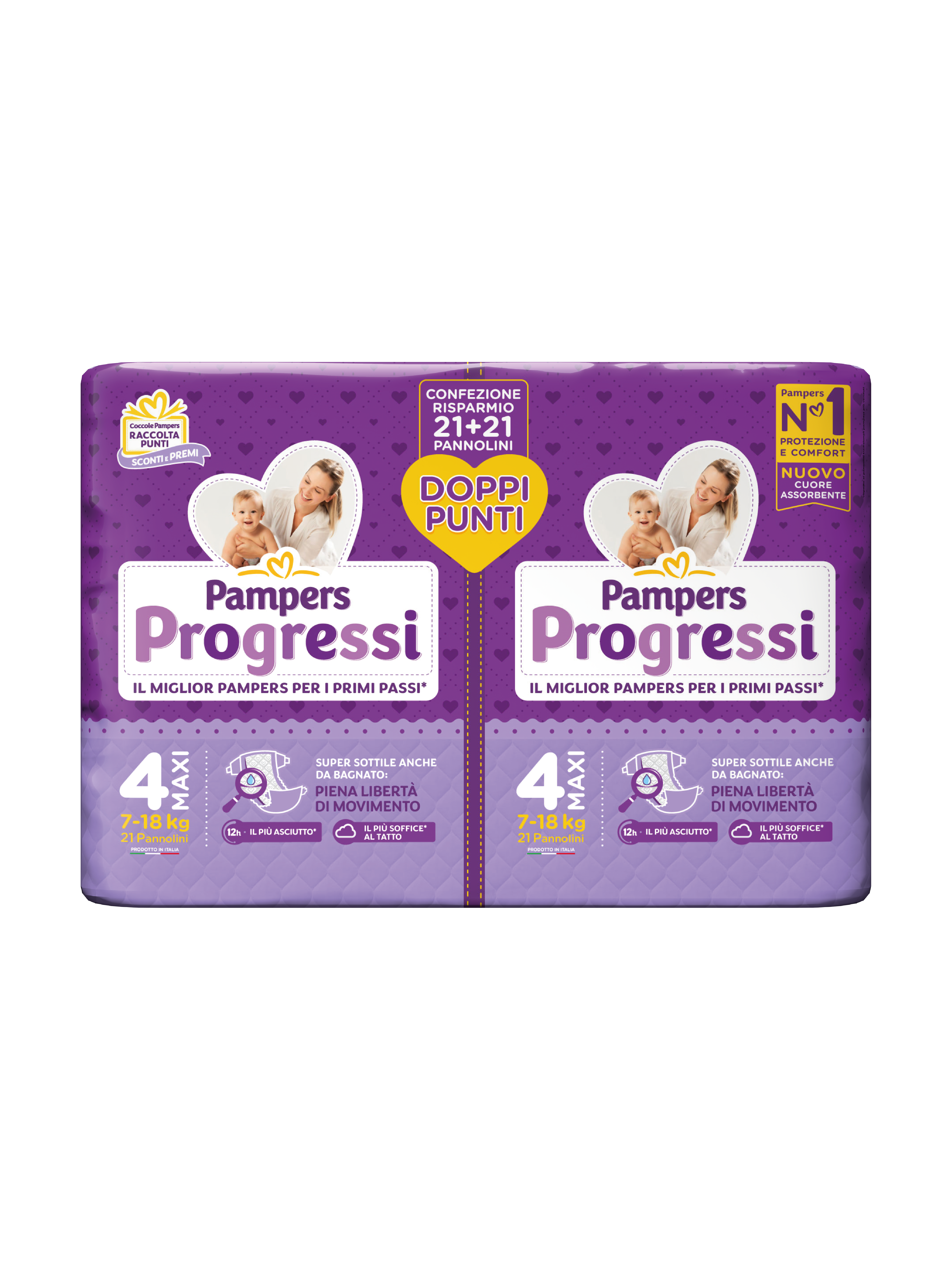 Pampers progressi maxi x21+21 - Pampers