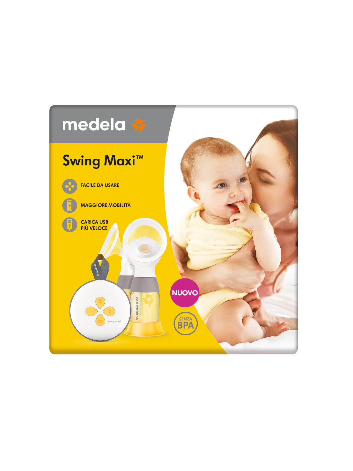 Medela - tiralatte elettrico doppio swing maxi - MEDELA