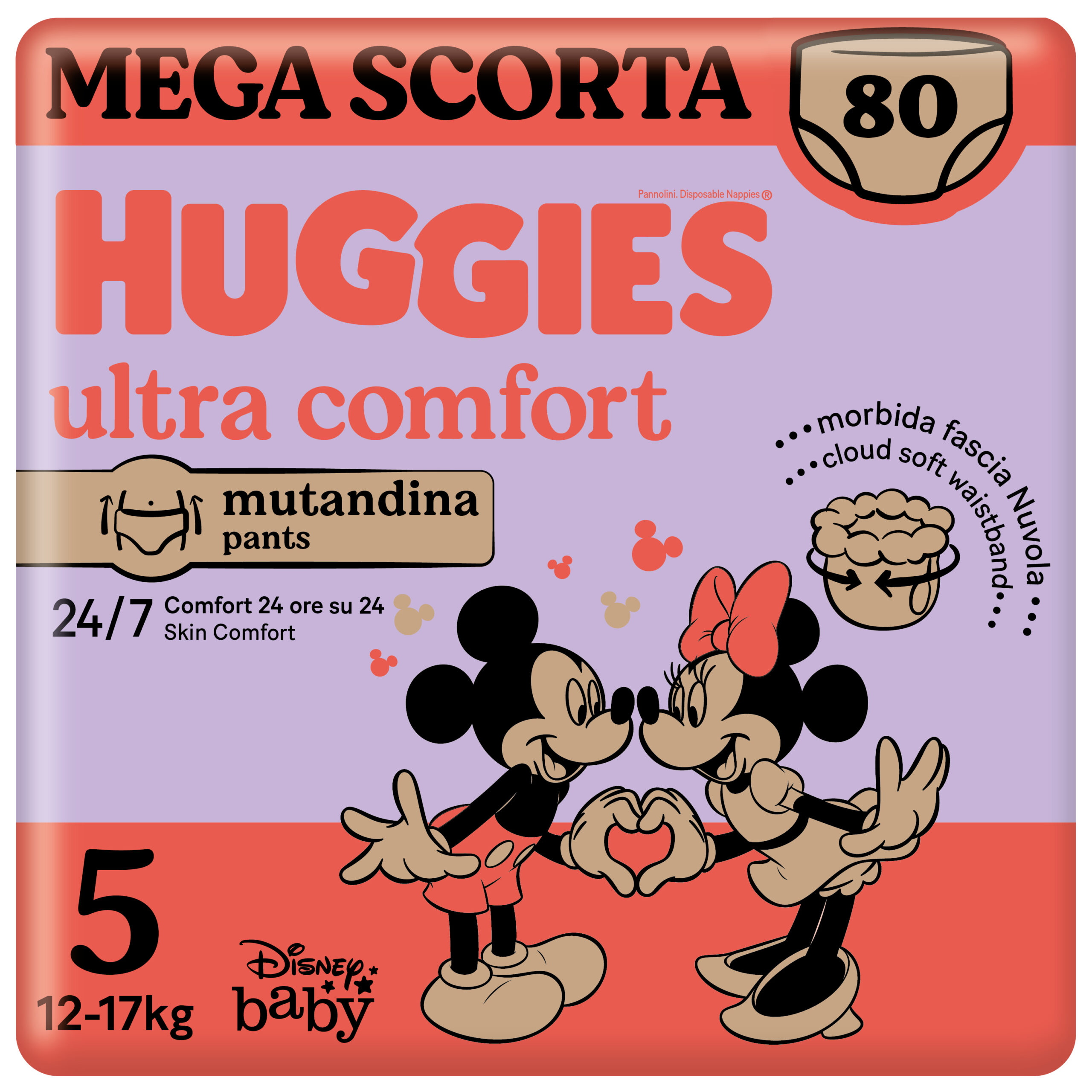 Huggies ultra comfort mutandina megapack tg.5 - 80 pezzi - Huggies